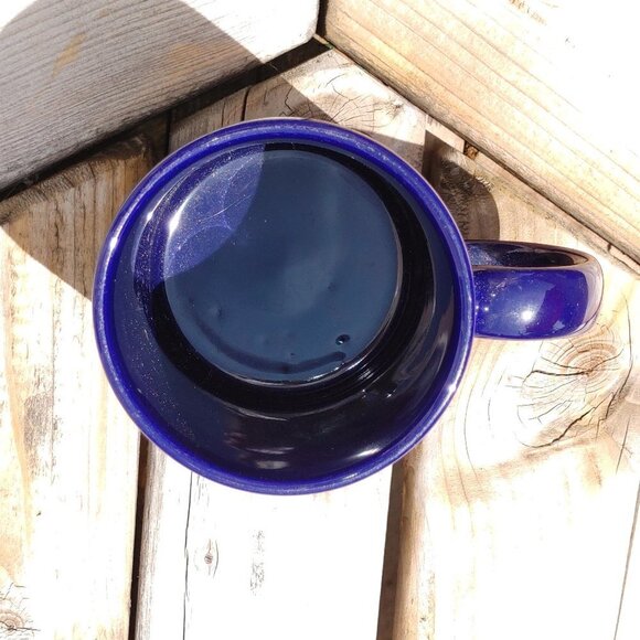 Vintage SHOW BOAT The Musical MUG Cobalt Blue - Picture 3 of 4